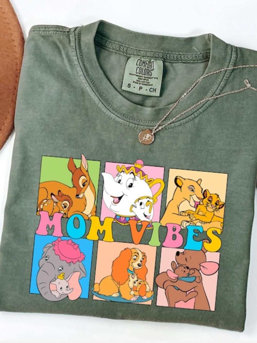 Retro Disney Mom Vibes Shirt, Duchess, Perdita, Mrs. Potts, Helen Parr
